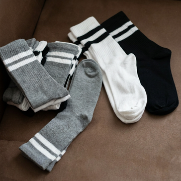 STRIPED SPORTS SOCKS PACK OF 12