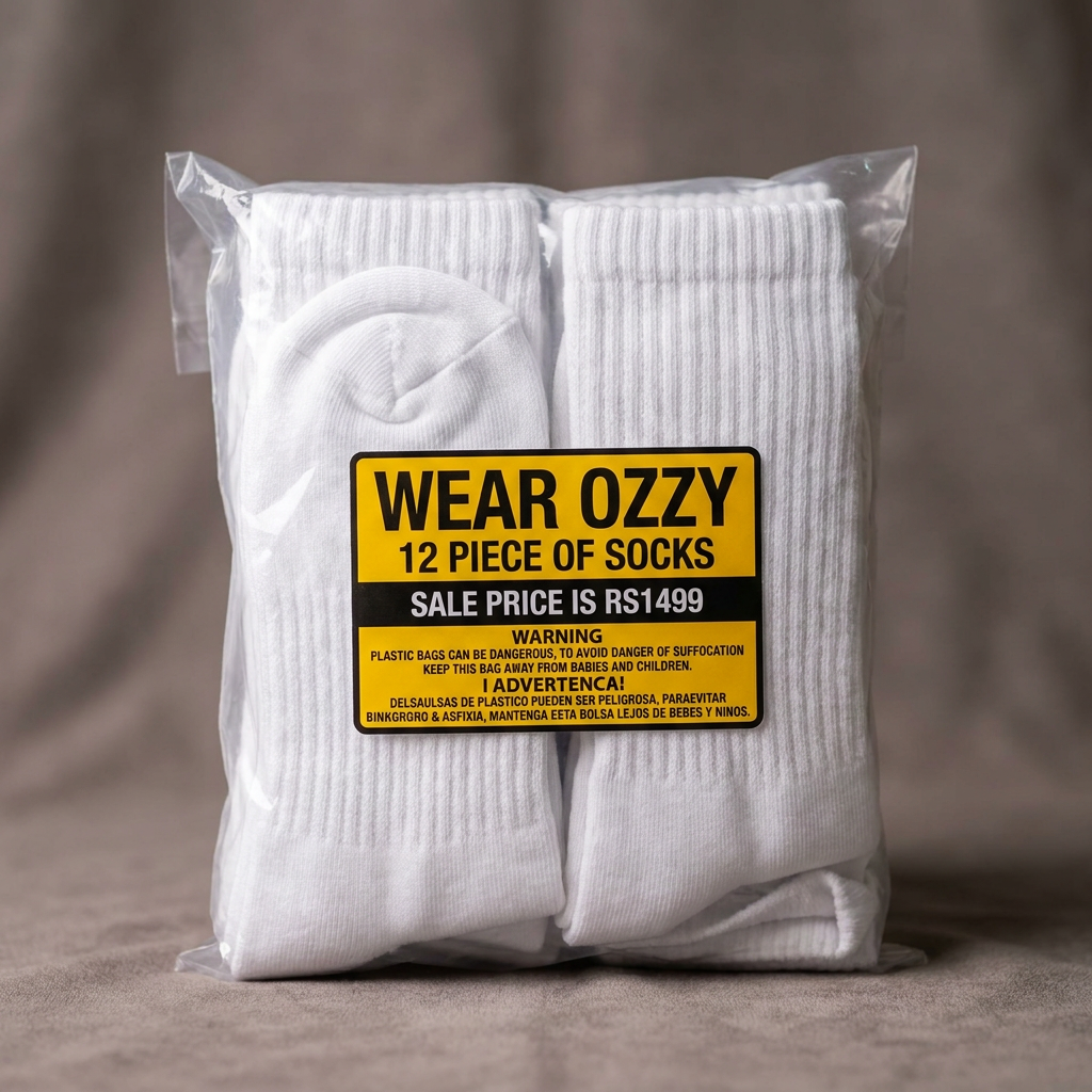 WHITE PEDAL SOCKS PACK OF 3